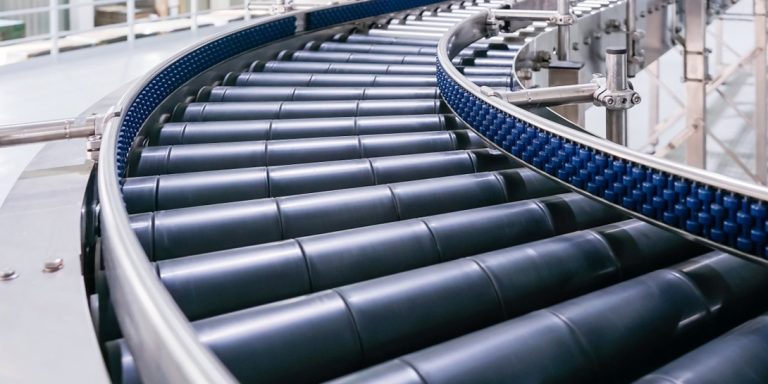 rullbans, demonstrerar framtidens leveranskedja