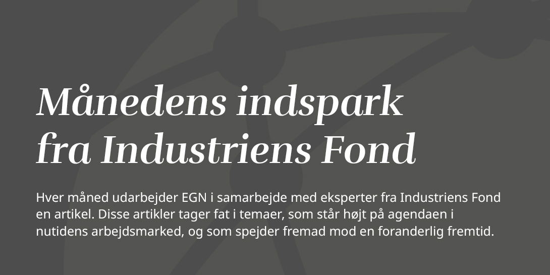 Månedens indspark fra industriens fond